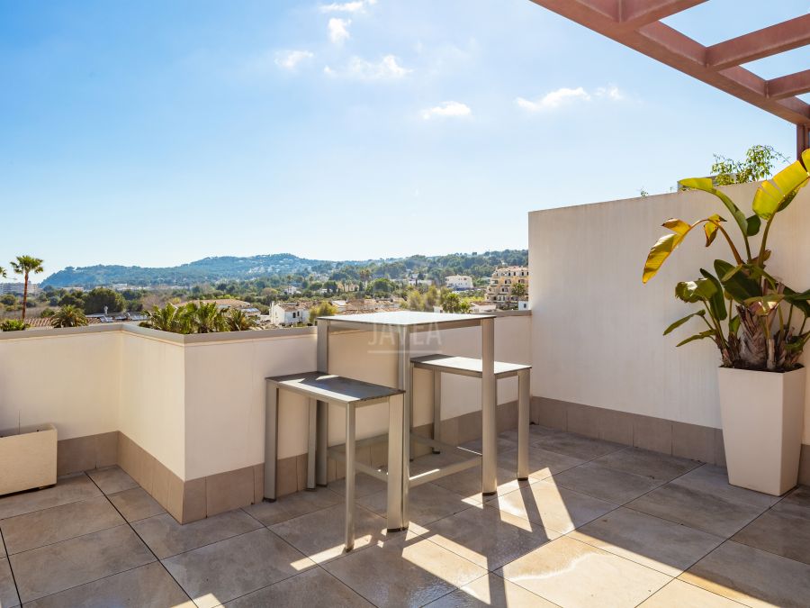 Modern duplexappartement met panoramisch uitzicht vlak bij het Arenal-strand in Jávea