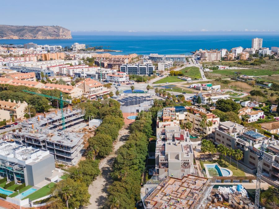 Modern duplexappartement met panoramisch uitzicht vlak bij het Arenal-strand in Jávea