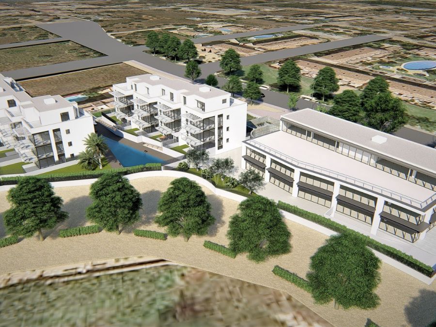 Commercial plot for sale exclusively in the centre of the Port of Jávea. Building licence granted.