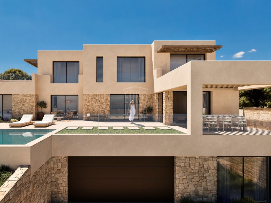 Can Brisa, exclusiva villa mediterránea con piscina infinity y vistas panorámicas