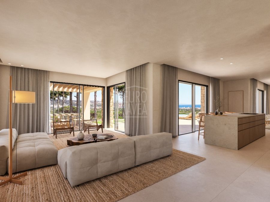 Can Brisa, exclusiva villa mediterránea con piscina infinity y vistas panorámicas