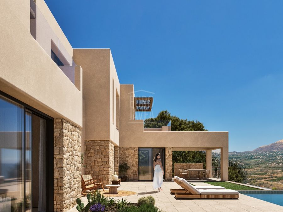 Can Brisa, exclusiva villa mediterránea con piscina infinity y vistas panorámicas