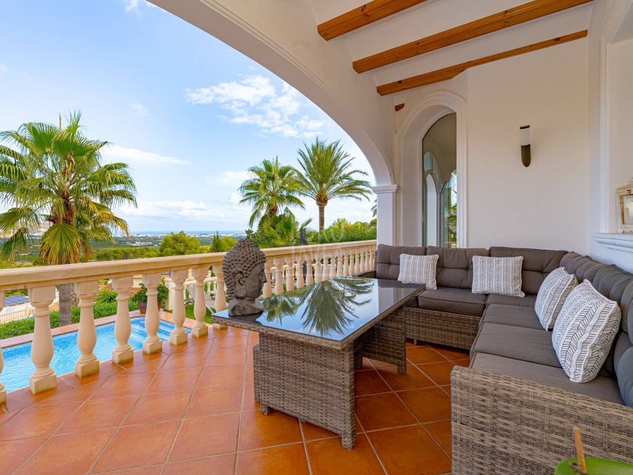 Villa Zephyra, avec vue sur la mer à Jávea