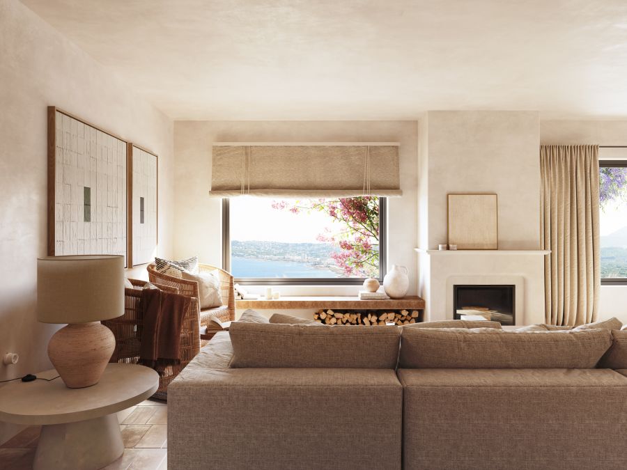 Luxury retreat, Casa Llicsó with panoramic sea view in La Corona