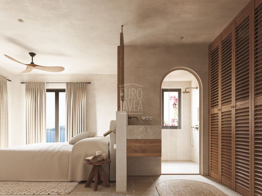 Luxury retreat, Casa Llicsó with panoramic sea view in La Corona