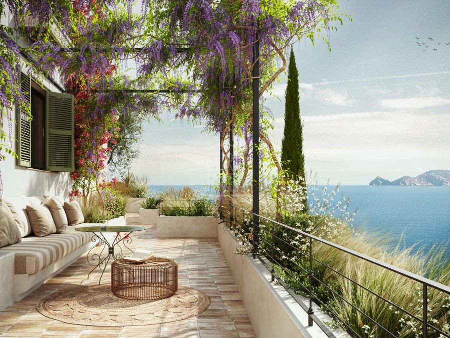 Luxury retreat, Casa Llicsó with panoramic sea view in La Corona