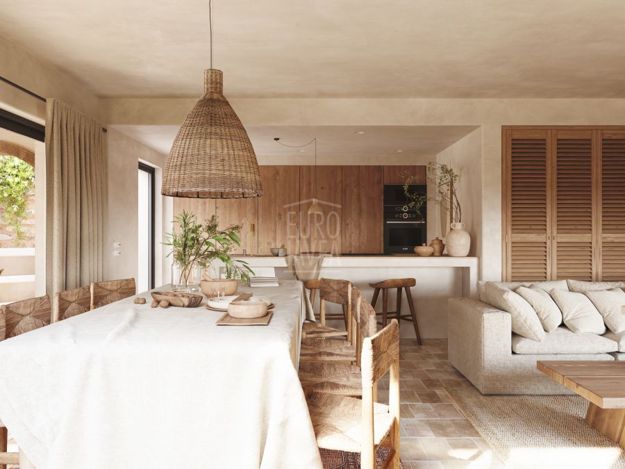 Luxury retreat, Casa Llicsó with panoramic sea view in La Corona