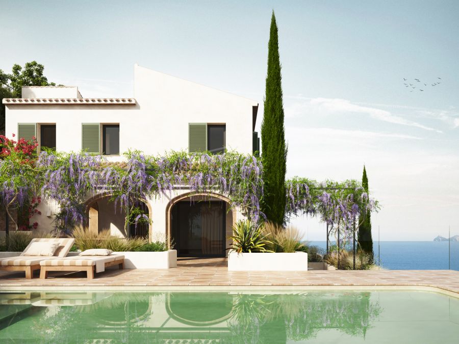 Luxury retreat, Casa Llicsó with panoramic sea view in La Corona