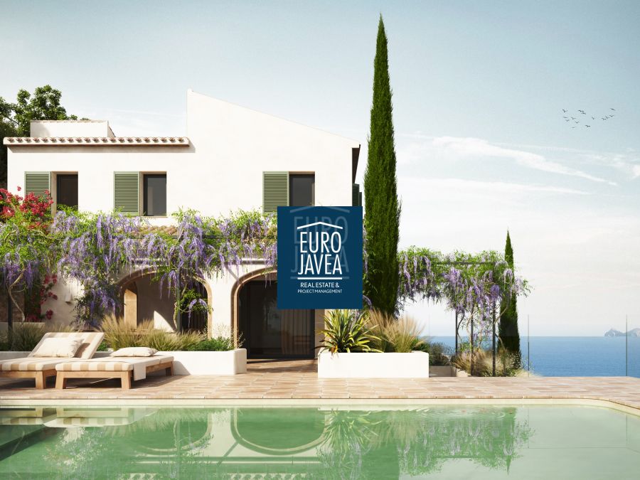 Luxury retreat, Casa Llicsó with panoramic sea view in La Corona