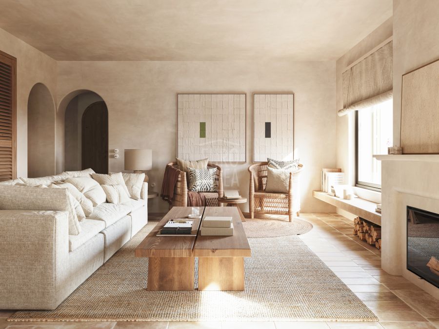 Luxury retreat, Casa Llicsó with panoramic sea view in La Corona