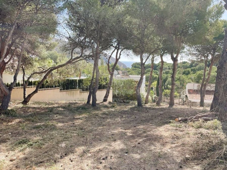 Luxueux complexe de villas de style ibicenco, à quelques pas de la mer à Moraira