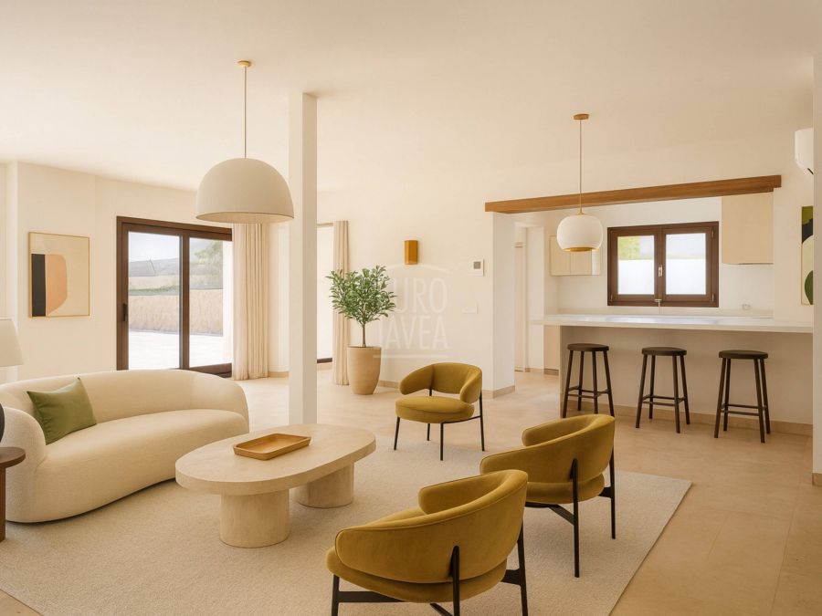 Villa Andrago, élégance méditerranéenne face à la mer à Moraira