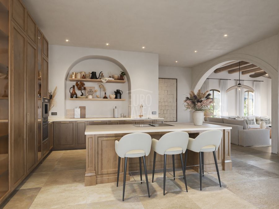 Proyecto de villa de lujo con arquitectura elegante y máxima luminosidad junto al Montgó