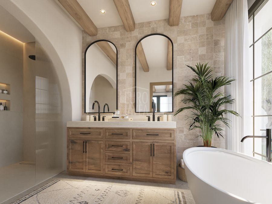 Proyecto de villa de lujo con arquitectura elegante y máxima luminosidad junto al Montgó