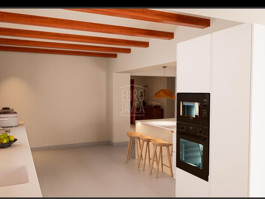 Elegante villa mediterránea Sena con alojamiento para invitados, piscina privada y amplios jardines