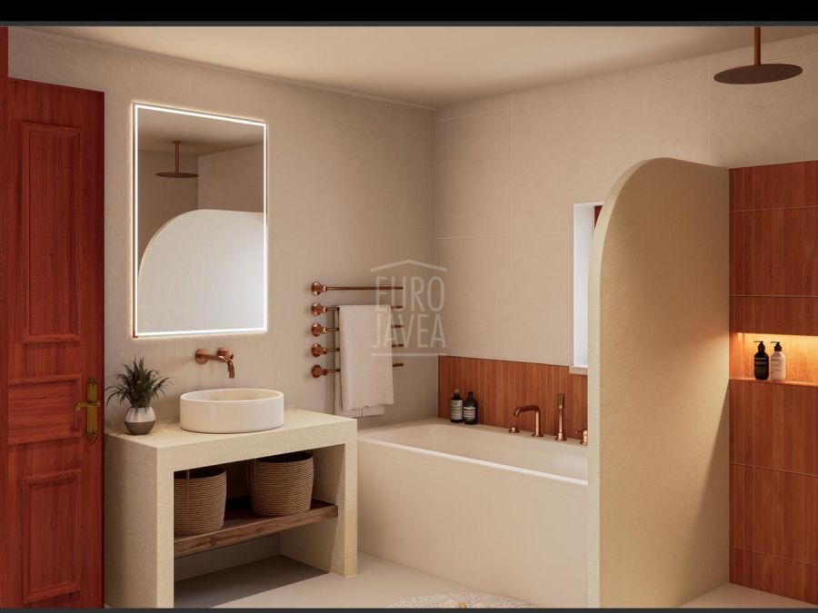 Elegante villa mediterránea Sena con alojamiento para invitados, piscina privada y amplios jardines