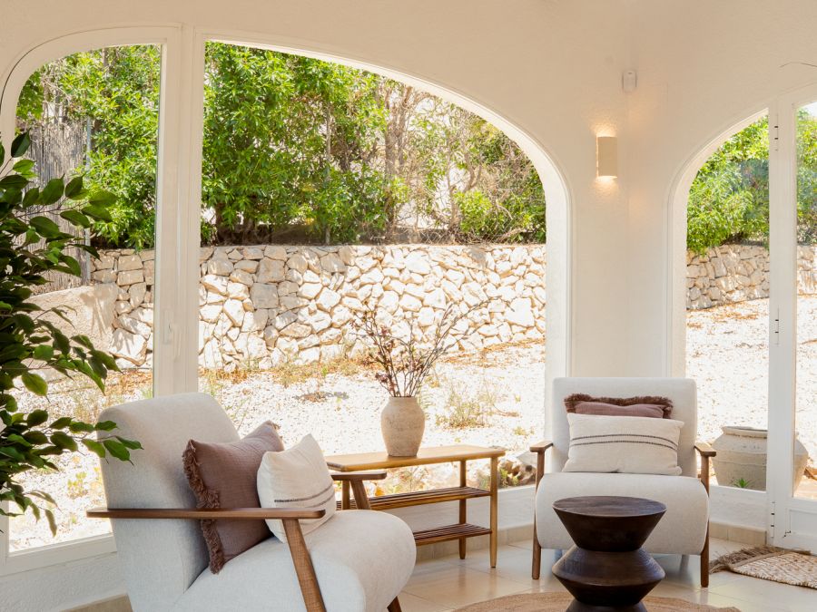 Villa met zeezicht en zuidelijke oriëntatie in Costa Nova, Jávea