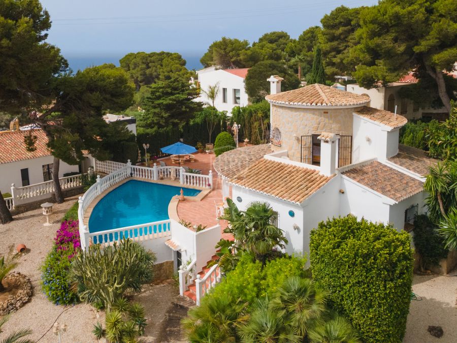 Villa méditerranéenne El Faro avec vue sur la mer dans le quartier exclusif de La Siesta, Jávea