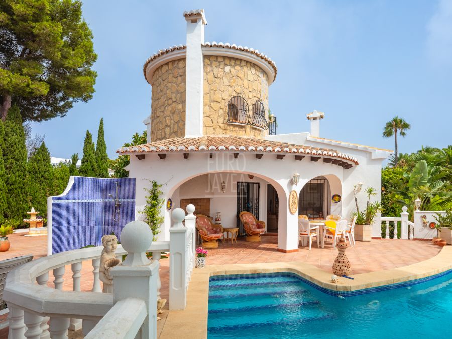 Villa méditerranéenne El Faro avec vue sur la mer dans le quartier exclusif de La Siesta, Jávea