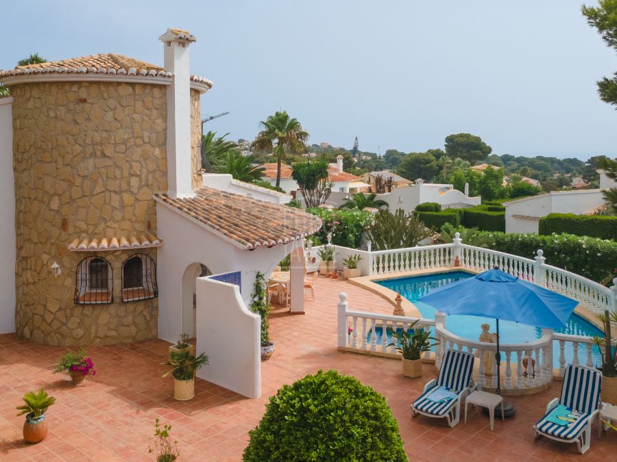 Villa méditerranéenne El Faro avec vue sur la mer dans le quartier exclusif de La Siesta, Jávea