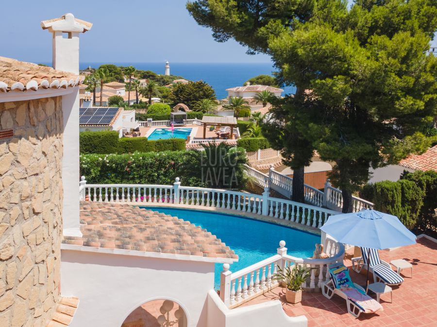 Villa méditerranéenne El Faro avec vue sur la mer dans le quartier exclusif de La Siesta, Jávea