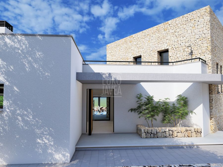Parcela con proyecto y licencia para villa de lujo en el Montgó, Jávea