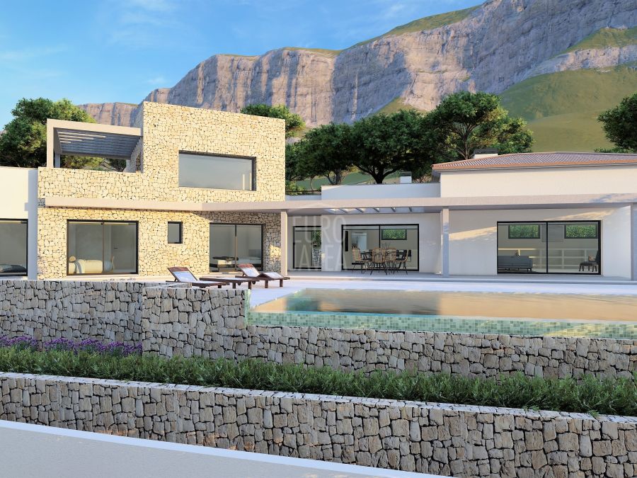 Parcela con proyecto y licencia para villa de lujo en el Montgó, Jávea