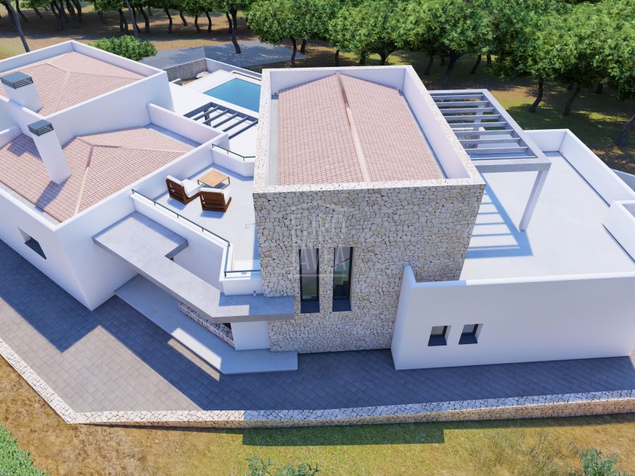 Parcela con proyecto y licencia para villa de lujo en el Montgó, Jávea