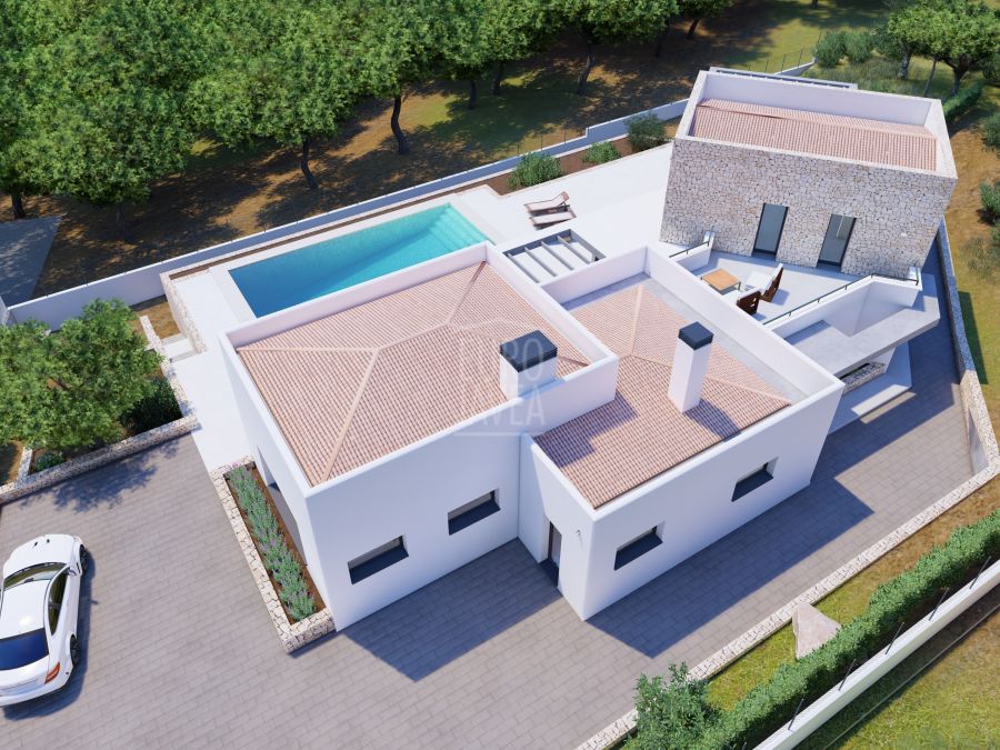 Parcela con proyecto y licencia para villa de lujo en el Montgó, Jávea
