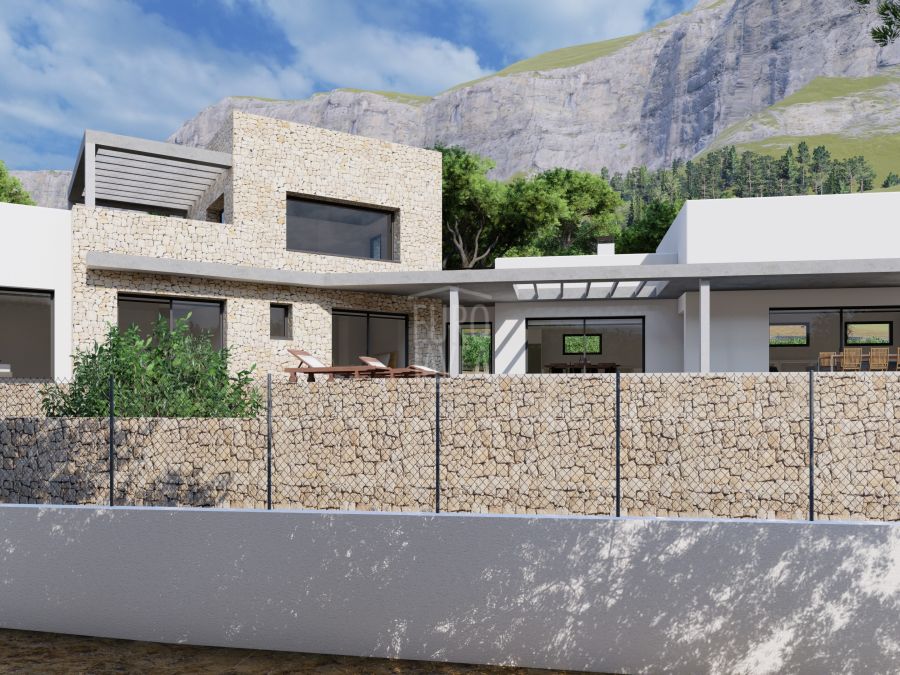 Parcela con proyecto y licencia para villa de lujo en el Montgó, Jávea