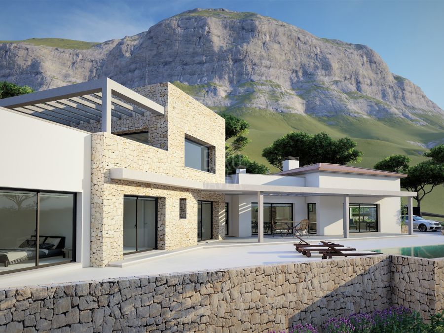 Parcela con proyecto y licencia para villa de lujo en el Montgó, Jávea