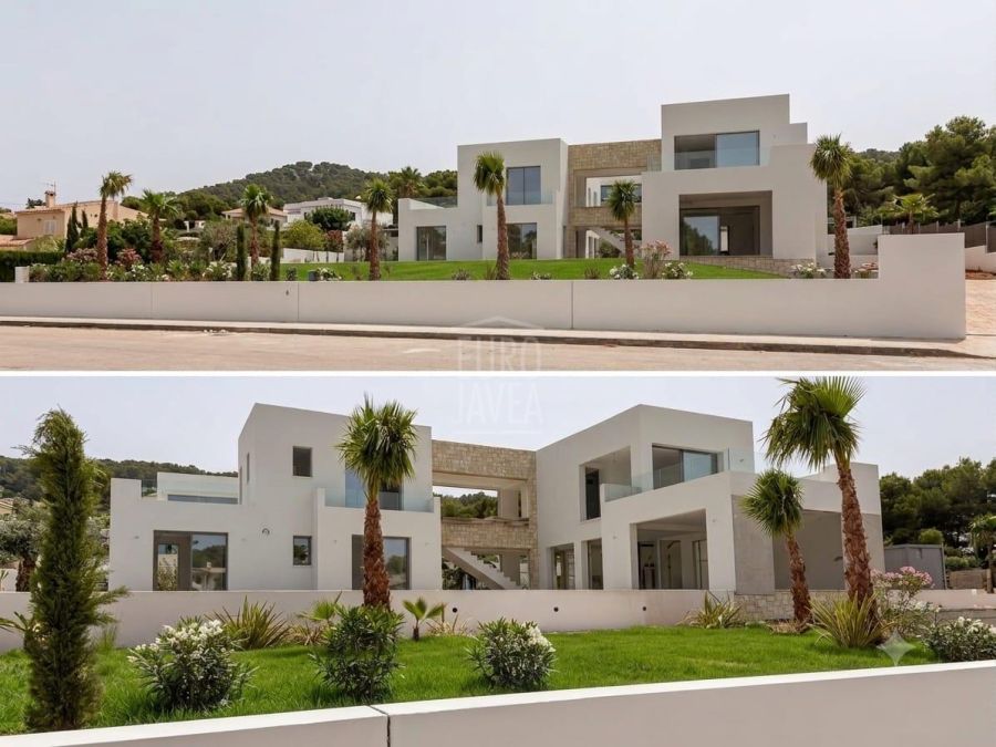 Contemporaine elegantie en mediterrane luxe in een nieuwgebouwde villa in Jávea