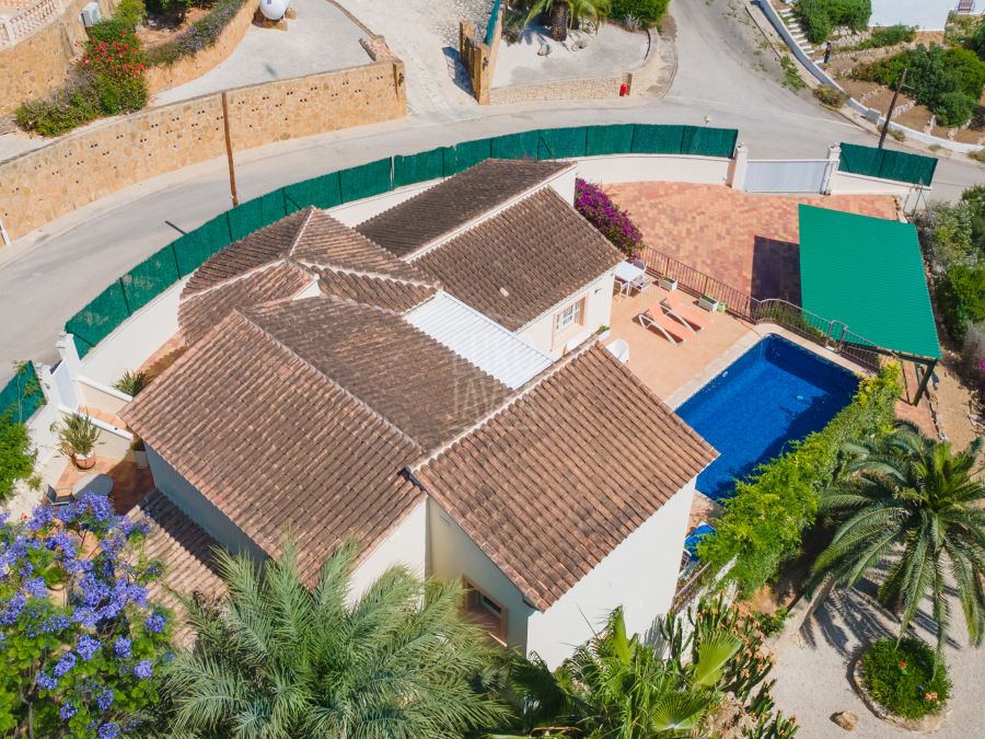 Elegante villa Amelia met zeezicht in Jávea, vlak bij het Arenal-strand