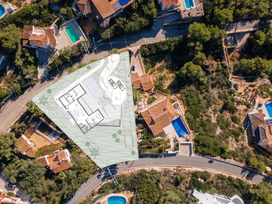 Luxury Sea View Plot with Building License Ready to Start in La Granadella