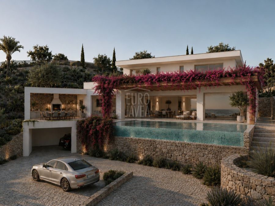 Luxury Sea View Plot with Building License Ready to Start in La Granadella