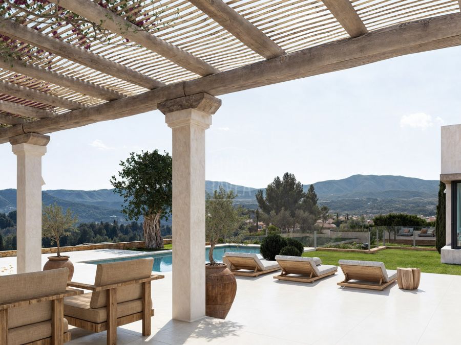 Villa Eterna – Eigentijds wonen in Ibiza-stijl aan de voet van de Montgó, Jávea
