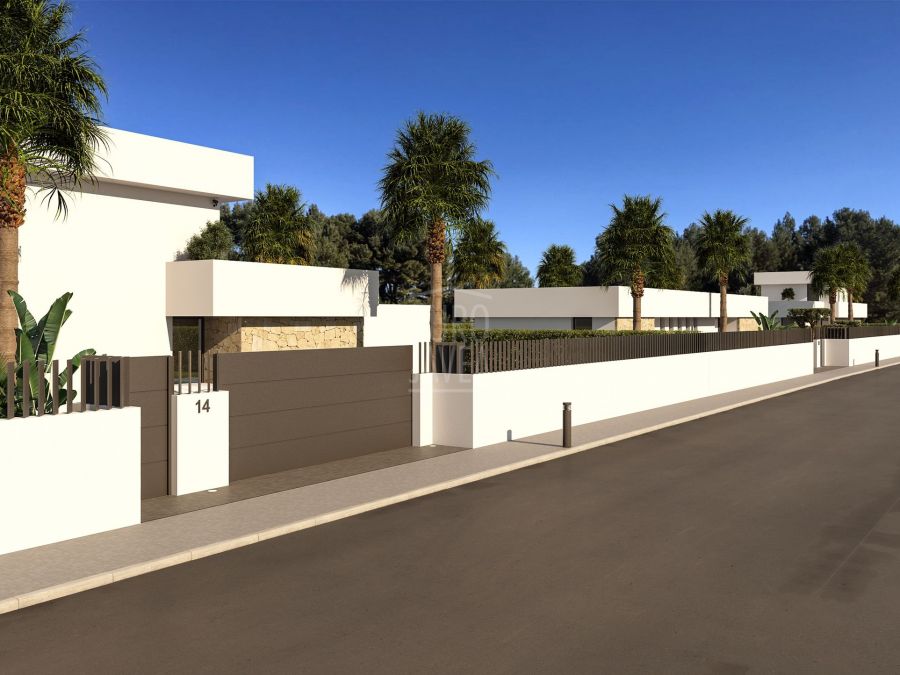 Excellent villa under construction in the area of Piver in Jávea, with panoramic views of the Montgo