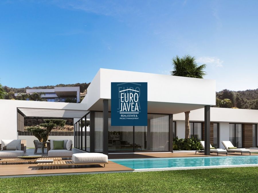 Villa under construction in the quite area of Piver in Jávea , with open views to the Montgó