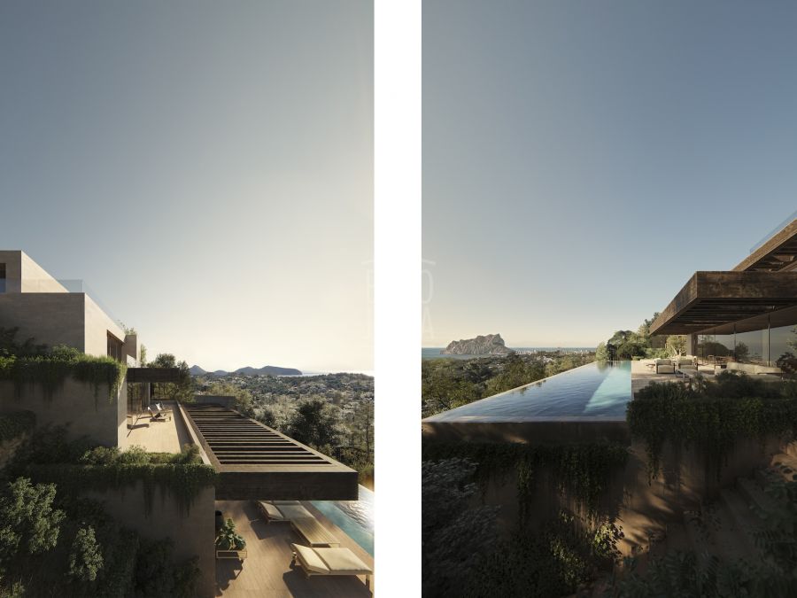 New luxury project for sale in Benissa with beautiful sea views