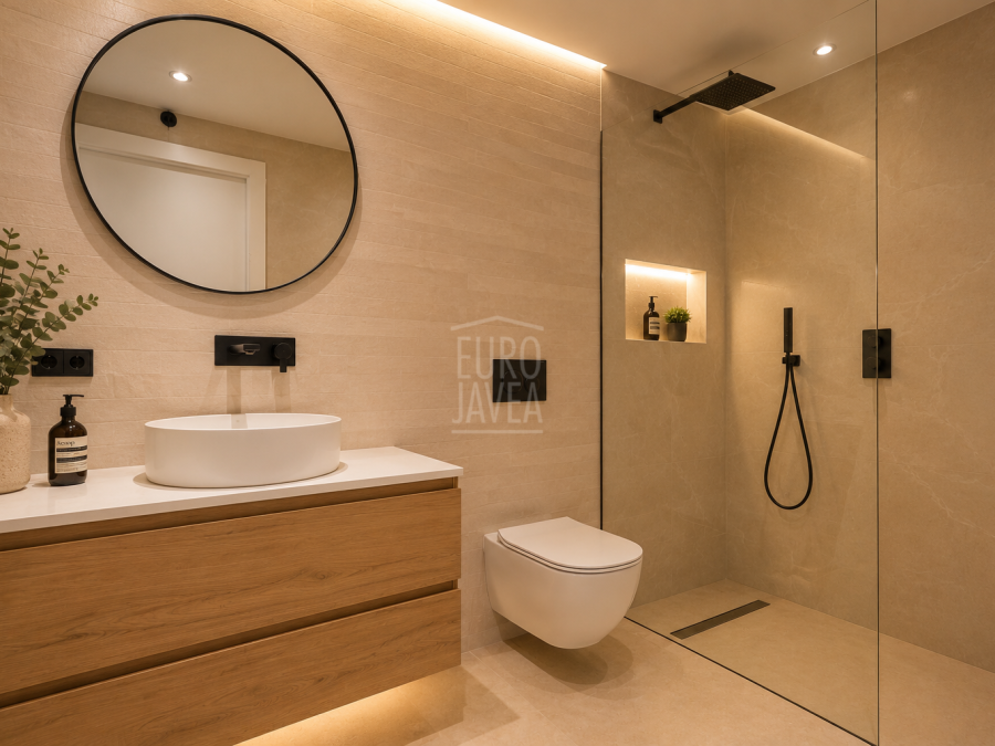 Luxurious new build villa with sea views