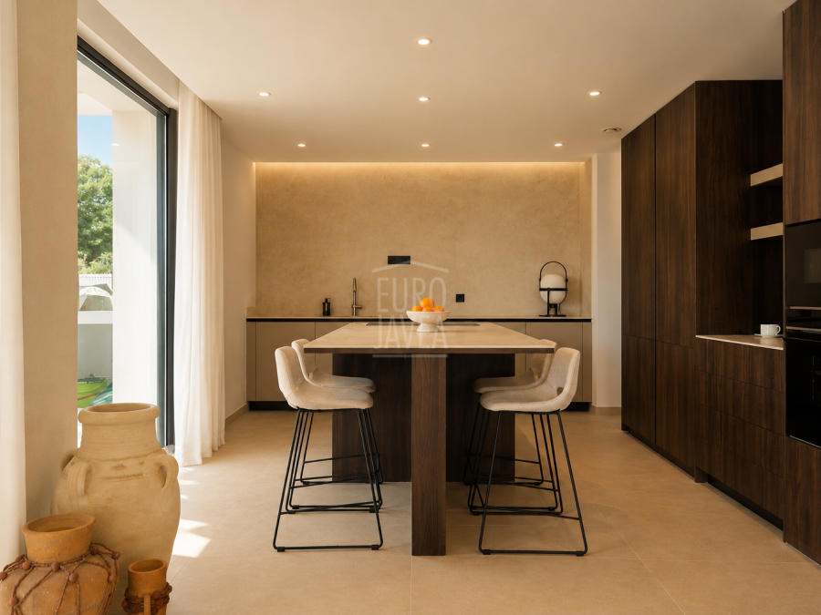 Luxurious new build villa with sea views