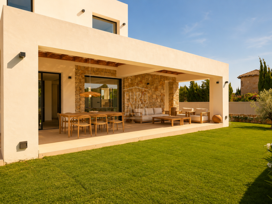 Luxurious new build villa with sea views
