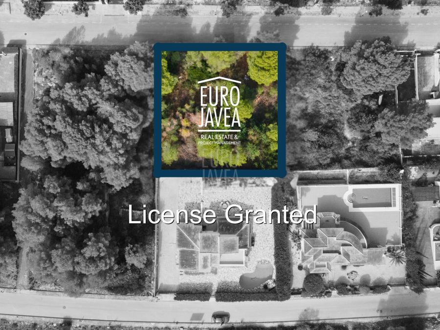 Plot with licence granted for sale in the Piver area of Jávea