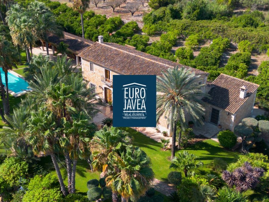 Villa rustique de luxe avec vue panoramique à La Xara, Dénia