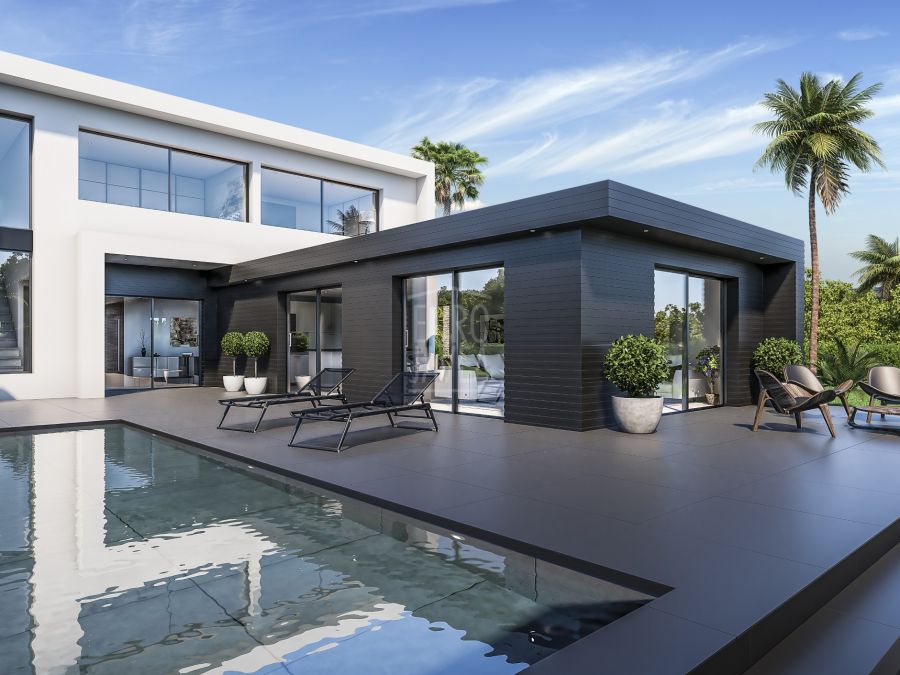 New villa project in the Cap Martí-Pinomar area of Jávea, a few minutes drive from the beach