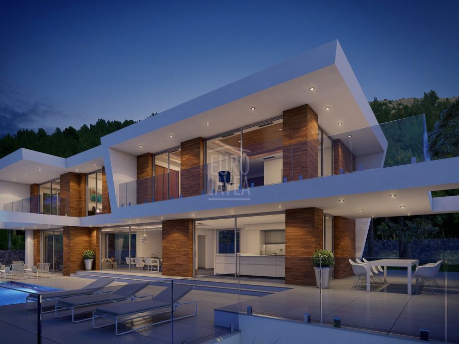 Project to build a Villa in the area of Cansalades in Jávea, in the Villes del Vent residential area