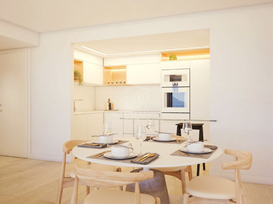 New development of apartments with sea view for sale in La Sella