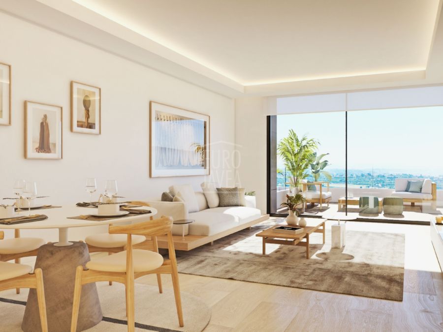 New development of apartments with sea view for sale in La Sella