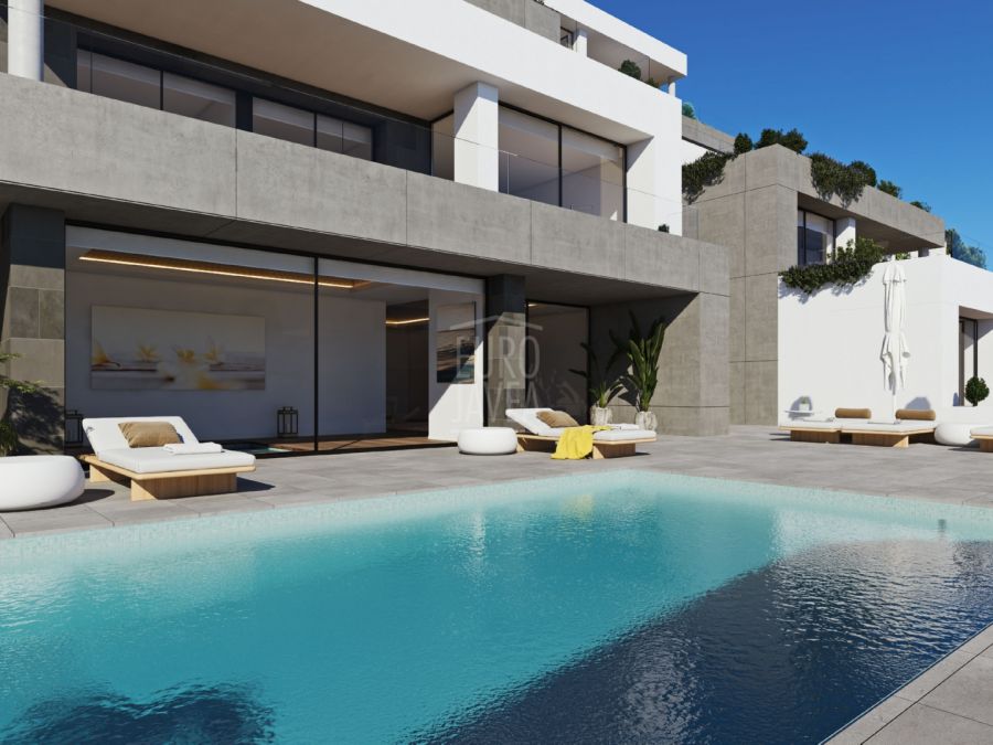 New development of apartments with sea view for sale in La Sella