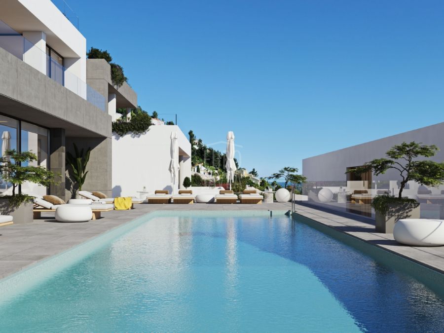New development of apartments with sea view for sale in La Sella